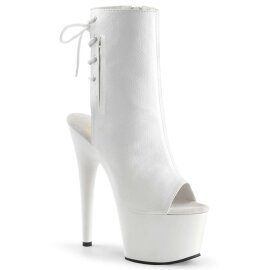 Pleaser Stiefelette ADORE-1018 Weiß EU-36 / US-6