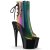 Pleaser Stiefelette ADORE-1018C-RB Bunt Schwarz EU-35 / US-5