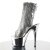 Pleaser Stiefelette ADORE-1018DCS Silber Chrom EU-37 / US-7