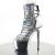 Pleaser Stiefelette ADORE-1018HG Silber Hologram Chrom EU-35 / US-5