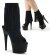 Pleaser Stiefelette ADORE-1019 Schwarz EU-35 / US-5