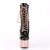 Pleaser Stiefelette ADORE-1020 Schwarz Rose-Gold Chrom EU-40 / US-10