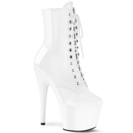 Pleaser Stiefelette ADORE-1020 Weiß EU-40 / US-10