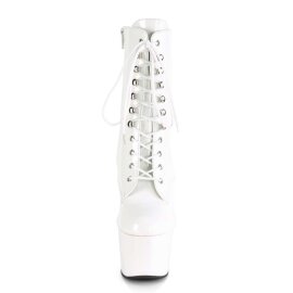 Pleaser Stiefelette ADORE-1020 Weiß EU-41 / US-11
