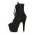 Pleaser Stiefelette ADORE-1020FS Schwarz EU-35 / US-5