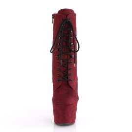 Pleaser Stiefelette ADORE-1020FS Burgundrot EU-36 / US-6
