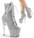 Pleaser Stiefelette ADORE-1020G Silber Glitter EU-35 / US-5