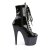 Pleaser Stiefelette ADORE-1020LG Schwarz Multi Glitter EU-35 / US-5