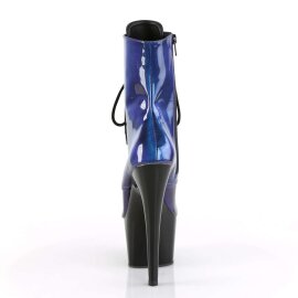 Pleaser Stiefelette ADORE-1020SHG Blau-Lila Schwarz EU-41 / US-11