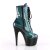 Pleaser Stiefelette ADORE-1020SHG Lila-Grün Schwarz EU-41 / US-11