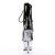 Pleaser Stiefelette ADORE-1021 Schwarz Transparent EU-42 / US-12