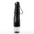 Pleaser Stiefelette ADORE-1021 Schwarz Transparent EU-39 / US-9