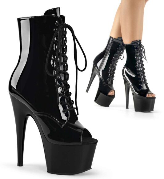Pleaser Stiefelette ADORE-1021 Schwarz EU-35 / US-5