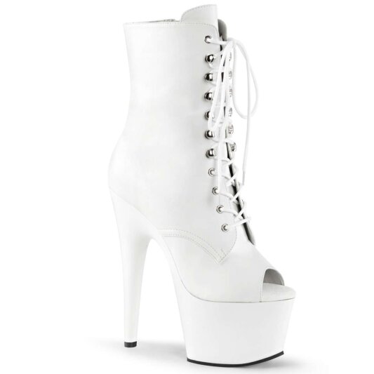 Pleaser Stiefelette ADORE-1021 Weiß EU-40 / US-10