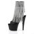 Pleaser Stiefelette ADORE-1024RSF Schwarz Silber EU-39 / US-9