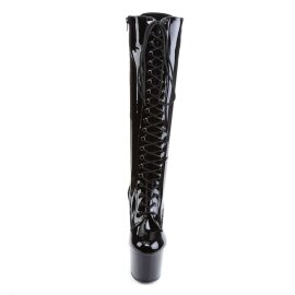 Pleaser Kniestiefel ADORE-2023 Schwarz EU-38 / US-8