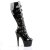 Pleaser Kniestiefel ADORE-2043 Schwarz EU-40 / US-10