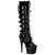 Pleaser Kniestiefel ADORE-2043 Schwarz EU-37 / US-7