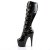 Pleaser Kniestiefel ADORE-2043 Schwarz EU-37 / US-7