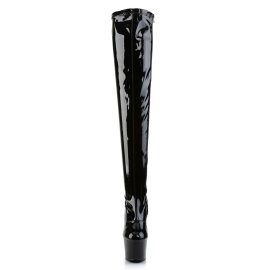 Pleaser Overknee Stiefel ADORE-3000 Schwarz EU-35 / US-5