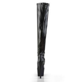 Pleaser Overknee Stiefel ADORE-3000 Schwarz EU-35 / US-5