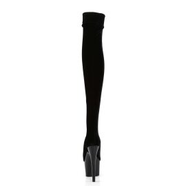 Pleaser Overknee Stiefel ADORE-3002 Schwarz EU-35 / US-5