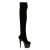 Pleaser Overknee Stiefel ADORE-3002 Schwarz EU-35 / US-5