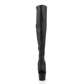 Pleaser Overknee Stiefel ADORE-3019 Schwarz EU-41 / US-11