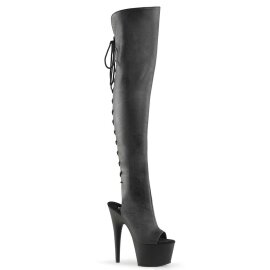 Pleaser Overknee Stiefel ADORE-3019 Schwarz EU-37 / US-7