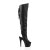 Pleaser Overknee Stiefel ADORE-3019 Schwarz EU-37 / US-7