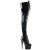 Pleaser Overknee Stiefel ADORE-3023 Schwarz EU-37 / US-7