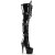 Pleaser Overknee Stiefel ADORE-3028 Schwarz EU-37 / US-7