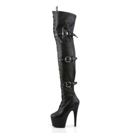 Pleaser Overknee Stiefel ADORE-3028 Schwarz EU-35 / US-5