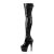 Pleaser Overknee Stiefel ADORE-3050 Schwarz EU-35 / US-5