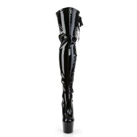 Pleaser Overknee Stiefel ADORE-3050 Schwarz EU-37 / US-7