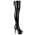 Pleaser Overknee Stiefel ADORE-3063 Schwarz EU-35 / US-5