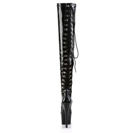 Pleaser Overknee Stiefel ADORE-3063 Schwarz EU-37 / US-7