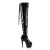 Pleaser Overknee Stiefel ADORE-3063 Schwarz EU-37 / US-7