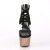 Pleaser Sandalette ADORE-700-14LG Schwarz Gold Multi Glitter EU-35 / US-5