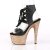 Pleaser Sandalette ADORE-700-14LG Schwarz Gold Multi Glitter EU-35 / US-5
