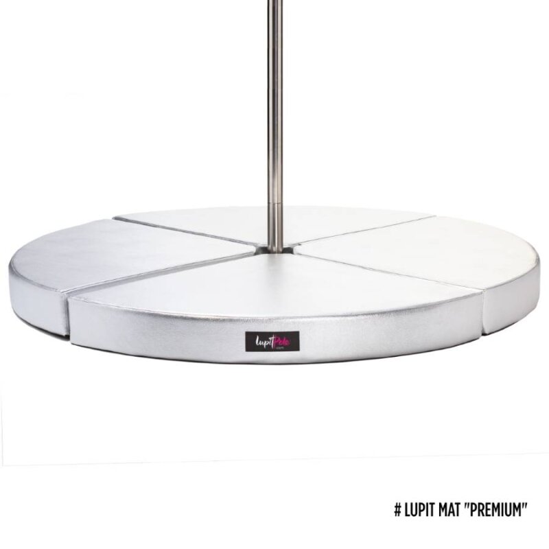 Pole Dance Matte Lupit Pole PREMIUM Silber | polesportshop.de