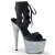 Pleaser Sandalette ADORE-700-14LG Schwarz Silber Multi Glitter EU-35 / US-5