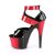 Pleaser Sandalette ADORE-700-16 Schwarz Rot EU-35 / US-5