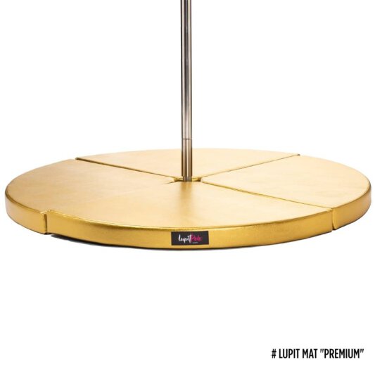Pole Dance Mat Lupit Pole PREMIUM Gold 8 cm