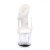 Pleaser Pantolette ADORE-701 Transparent Silber EU-35 / US-5