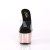 Pleaser Pantolette ADORE-701 Transparent Rose-Gold Chrom EU-35 / US-5