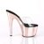 Pleaser Pantolette ADORE-701 Transparent Rose-Gold Chrom EU-35 / US-5