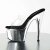 Pleaser Pantolette ADORE-701 Transparent Silber Chrom EU-37 / US-7