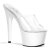 Pleaser Pantolette ADORE-701 Transparent Weiß EU-42 / US-12