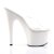 Pleaser Pantolette ADORE-701 Transparent Weiß EU-37 / US-7